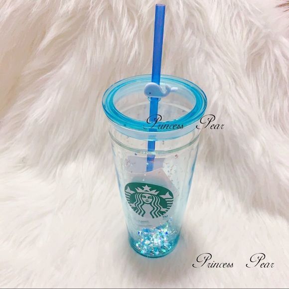 Starbucks Korea Glitter Whale Glass Tumbler - Picture 13 of 13